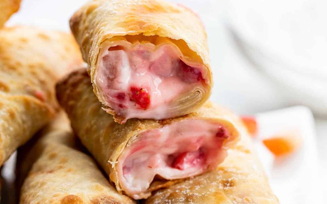 Strawberry Egg Rolls