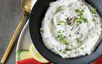 Creamy Garlic and Chive dip