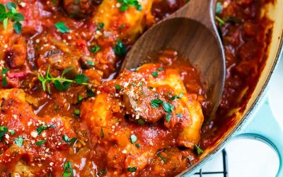 Slow-cooked Chicken Cacciatore